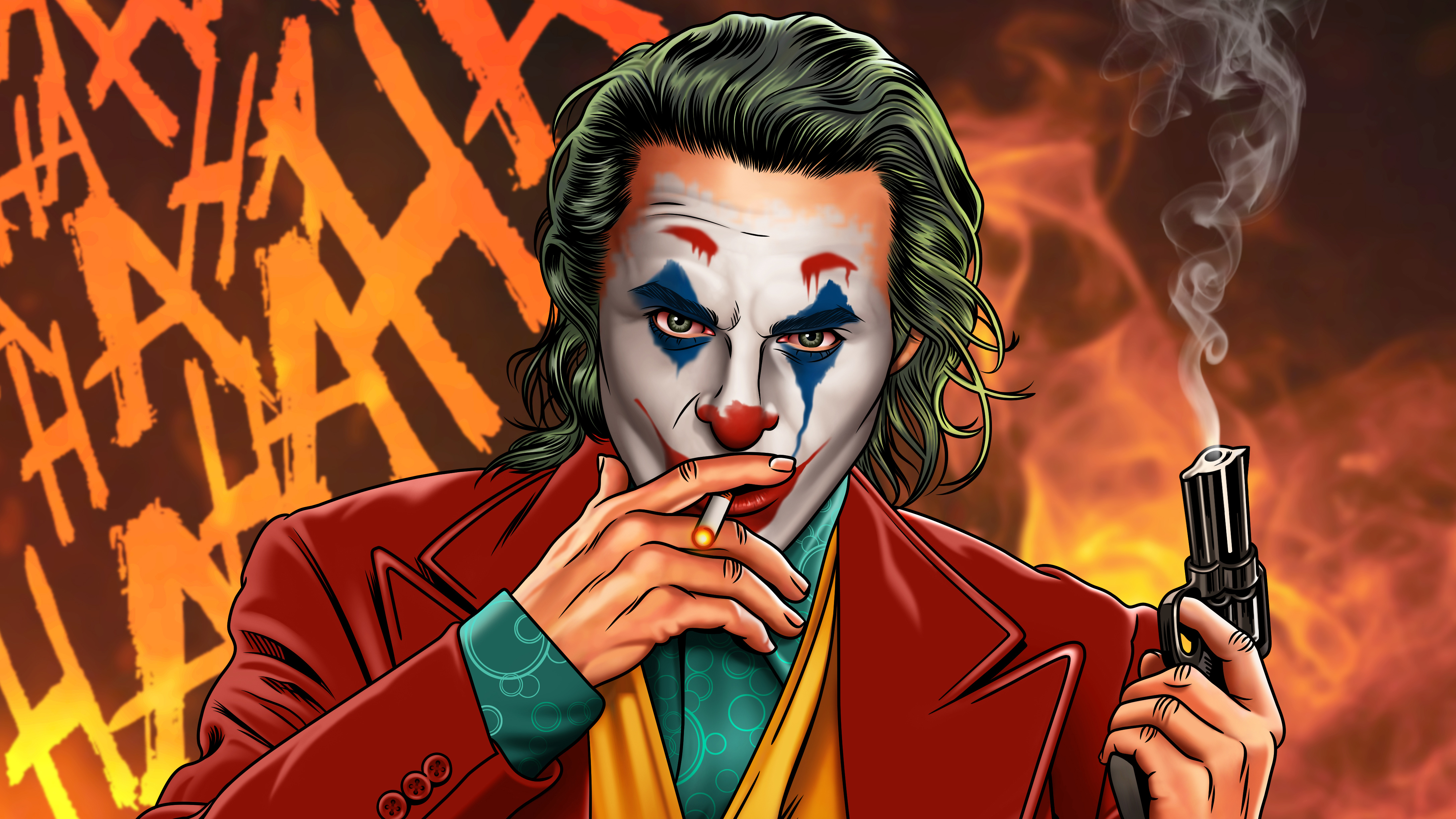 Download Dc Comics Comic Joker 4k Ultra Hd Wallpaper