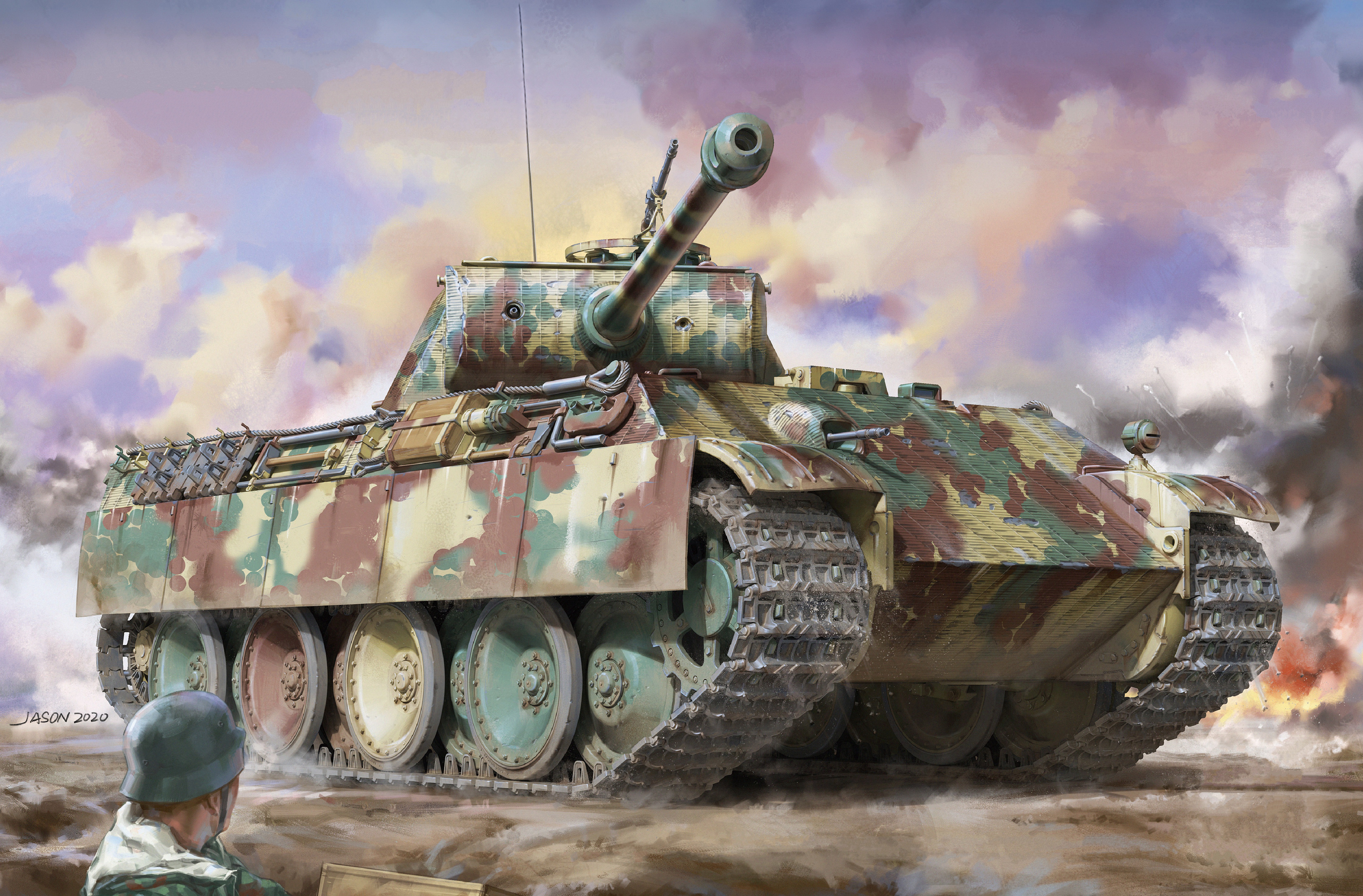 Military Panther Tank HD Wallpaper | Background Image