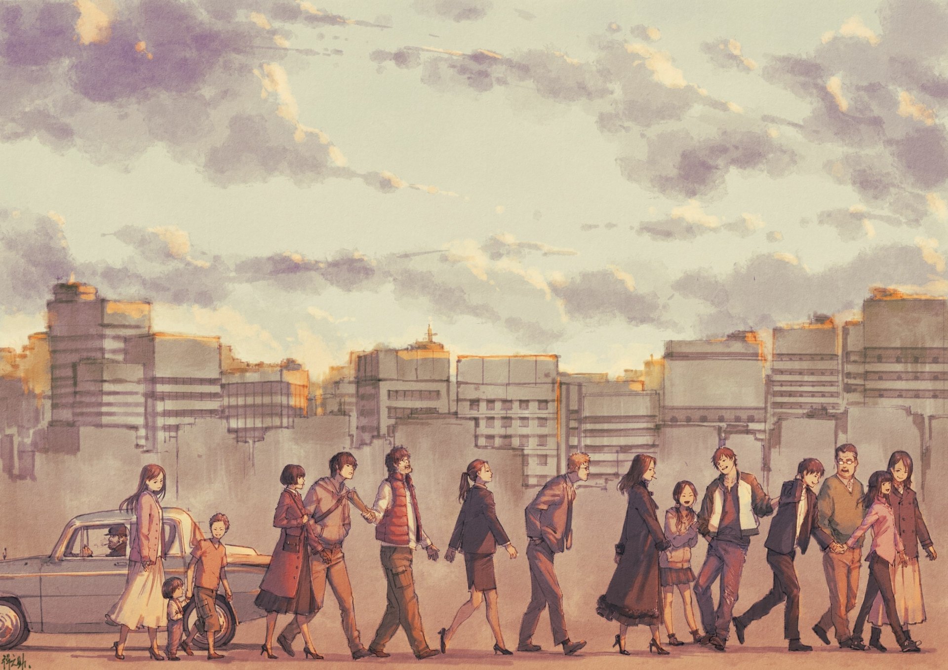 Download Anime People HD Wallpaper by 禅之助