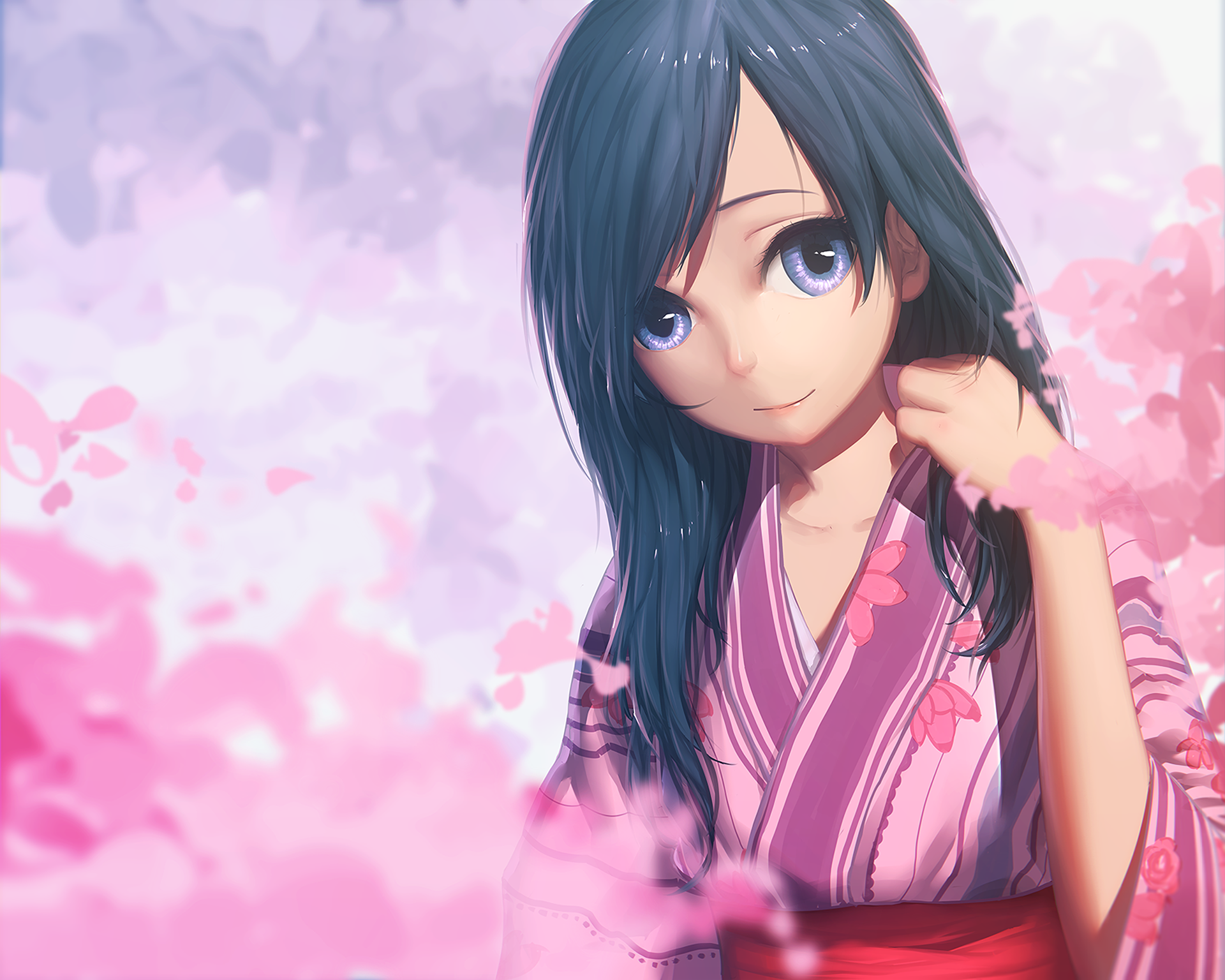 Download Anime Girl Anime Girl HD Wallpaper by 稀泥m