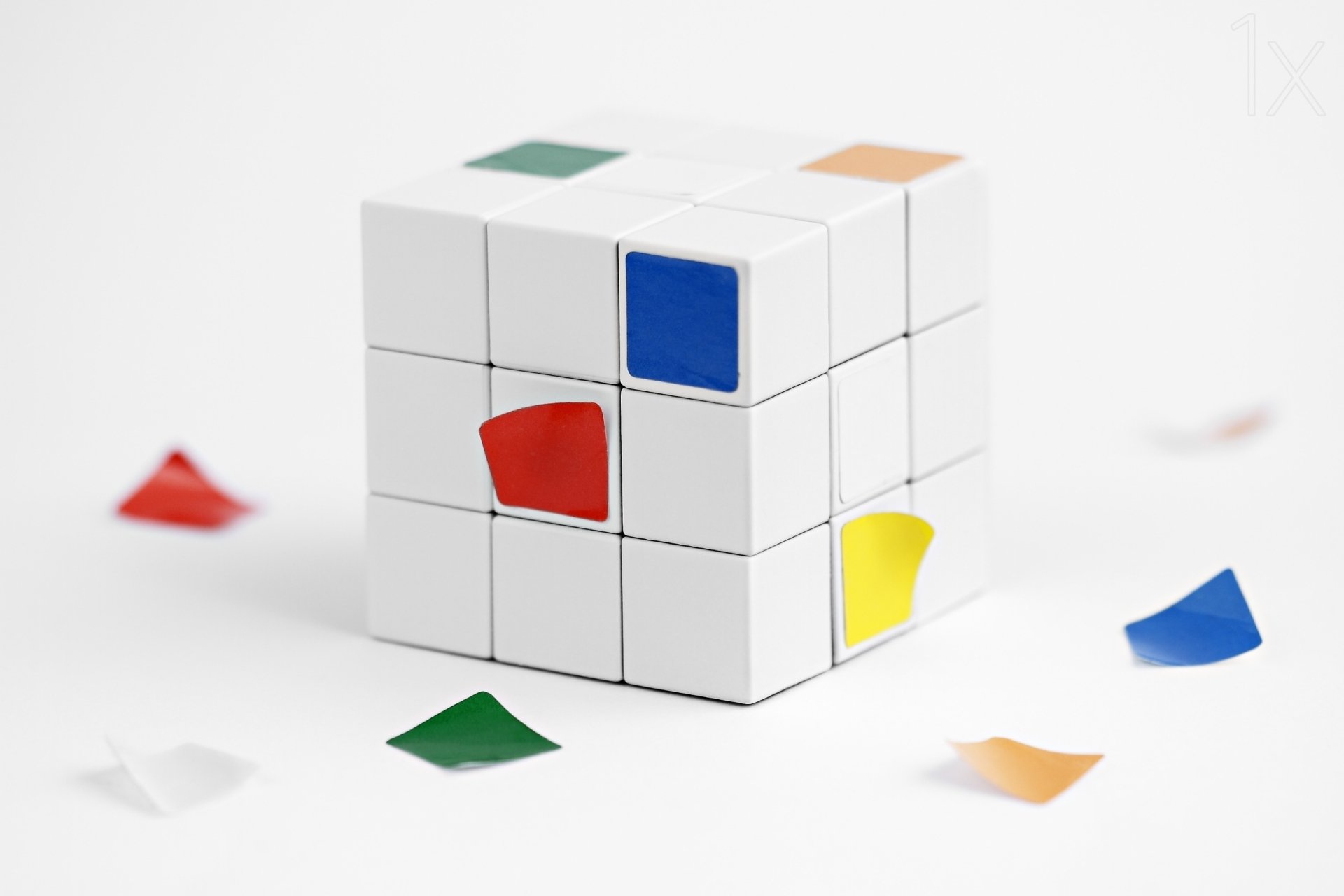 Download Man Made Rubik's Cube HD Wallpaper