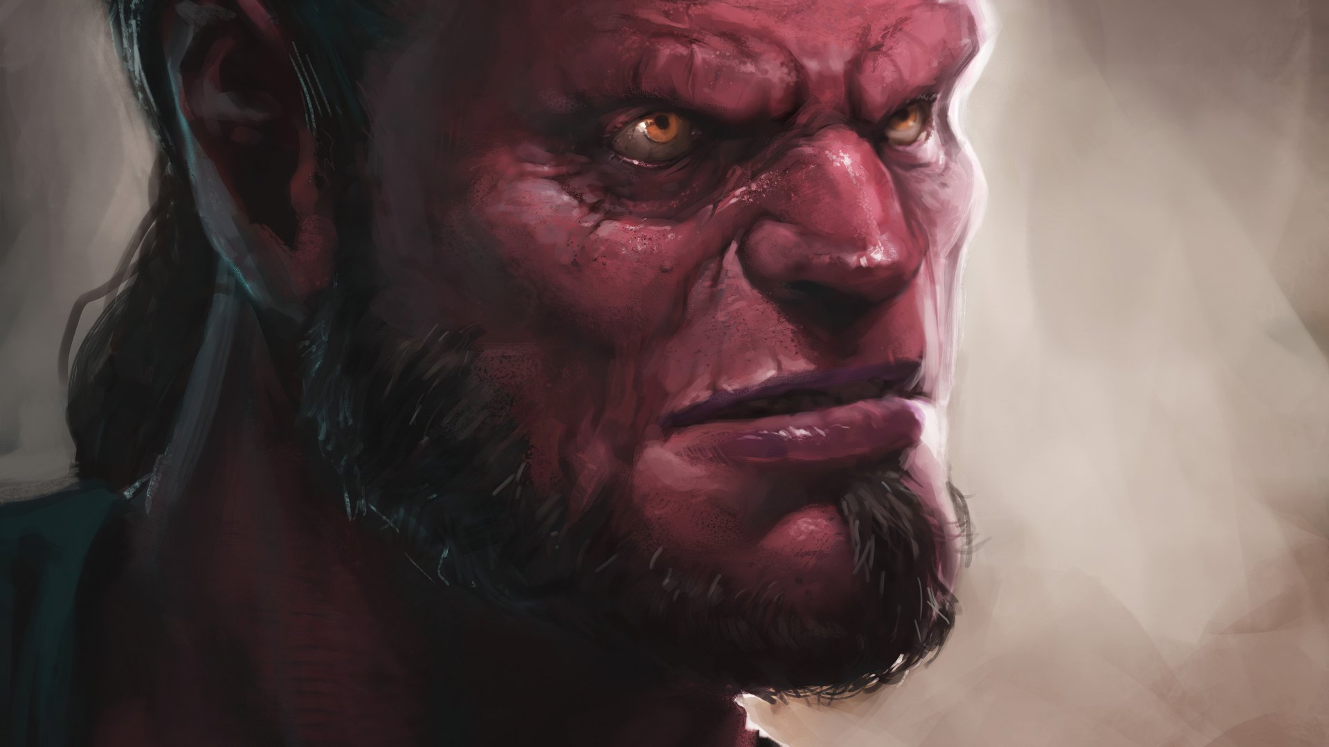 Download Dark Horse Comics Comic Hellboy 4k Ultra HD Wallpaper by Sergio Roman