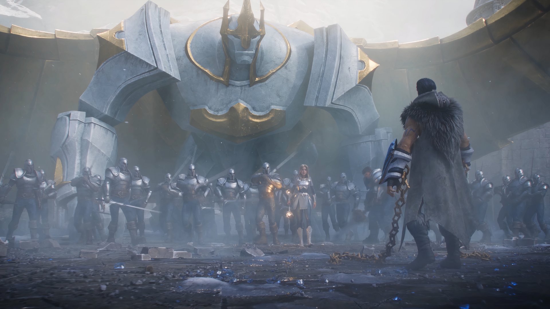 Download Galio (League Of Legends) Garen (League Of Legends) Lux (League Of Legends) Sylas (League Of Legends) Video Game League Of Legends 8k Ultra HD Wallpaper