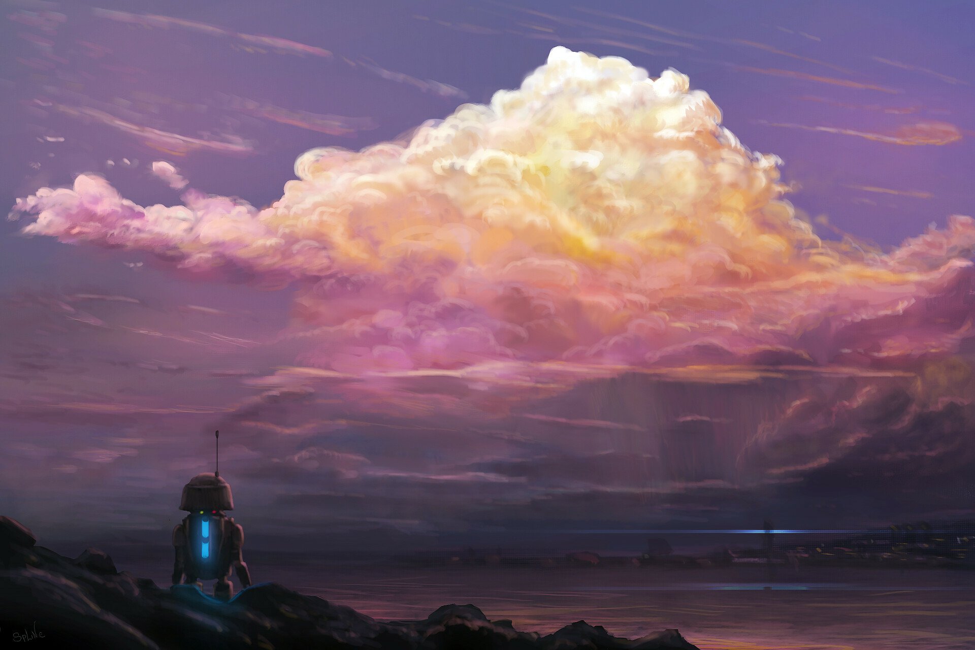 Download Sci Fi Robot HD Wallpaper by Alex SpLiNe