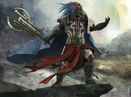  Aztec Warrior by Nino Is