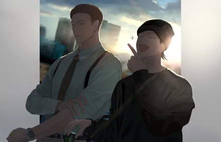 Kento Nanami Takuma Ino Anime Jujutsu Kaisen HD Desktop Wallpaper | Background Image