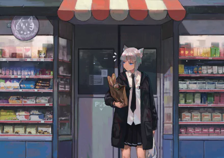 Anime Original shop HD Desktop Wallpaper | Background Image