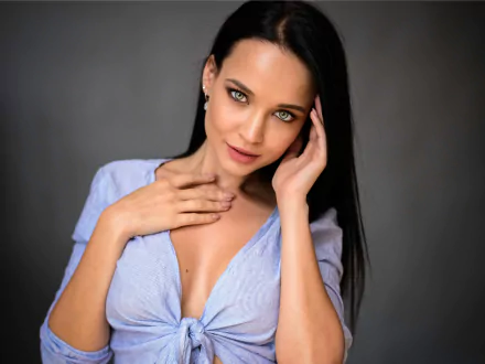 black hair model woman Angelina Petrova HD Desktop Wallpaper | Background Image