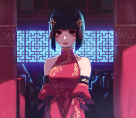 Anime girl anime girl HD Desktop Wallpaper | Background Image