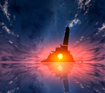 Anime sunset anime sunset HD Desktop Wallpaper | Background Image