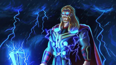 Comic Thor HD Desktop Wallpaper | Background Image