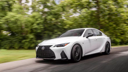 white car car Lexus Lexus IS vehicle Lexus IS 350 F Sport HD Desktop Wallpaper | Background Image