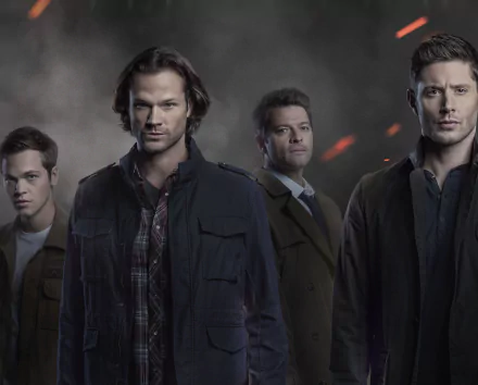 Jack Kline Alexander Calvert Castiel (Supernatural) Misha Collins Sam Winchester Jared Padalecki Jensen Ackles Dean Winchester Supernatural (TV Show) TV Show HD Desktop Wallpaper | Background Image