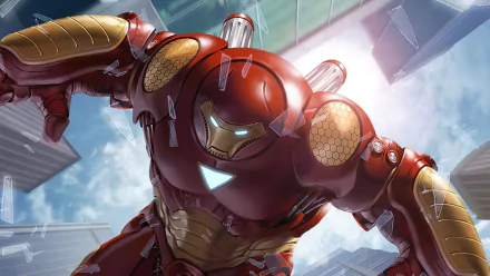 Hulkbuster Comic Iron Man HD Desktop Wallpaper | Background Image