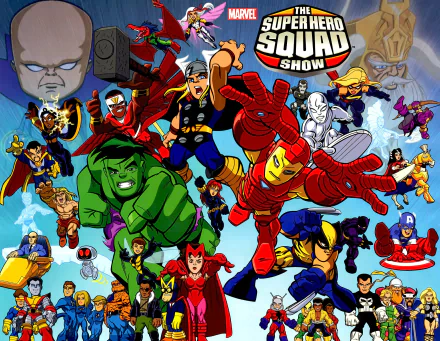 TV Show The Super Hero Squad Show HD Desktop Wallpaper | Background Image