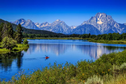 snake river mount moran grand teton national park photography mountain HD Desktop Wallpaper | Background Image