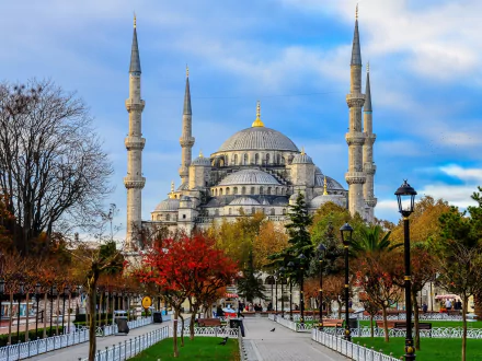 blue mosque Istanbul religious Sultan Ahmed Mosque Turkey (Country) HD Desktop Wallpaper | Background Image