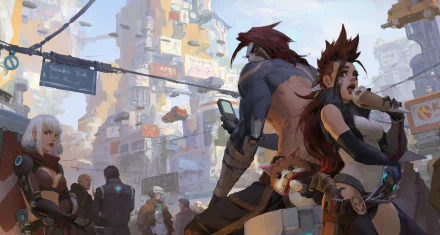 cyborg Sci Fi cyberpunk HD Desktop Wallpaper | Background Image