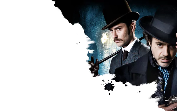Jude Law Robert Downey Jr. John H. Watson movie Sherlock Holmes HD Desktop Wallpaper | Background Image
