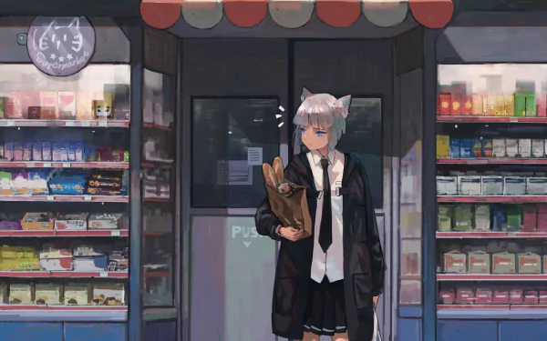 Anime Original shop HD Desktop Wallpaper | Background Image