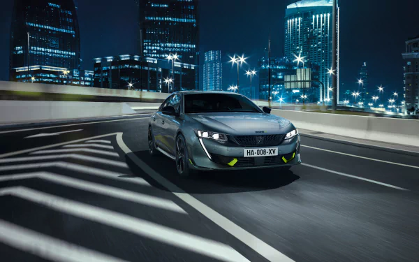 silver car car Peugeot vehicle Peugeot 508 HD Desktop Wallpaper | Background Image