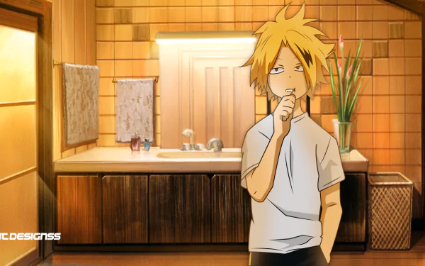 Denki Kaminari Anime My Hero Academia HD Desktop Wallpaper | Background Image