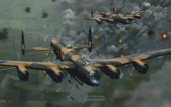 Military Avro Lancaster Bombers Bomber Airplane Warplane HD Wallpaper | Background Image