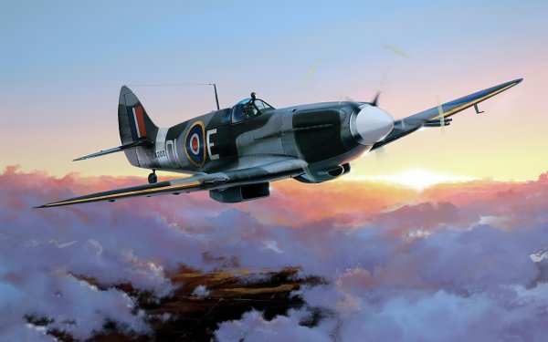 Military Supermarine Spitfire Military Aircraft Airplane Warplane HD Wallpaper | Background Image