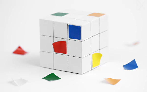 man made rubik's cube HD Desktop Wallpaper | Background Image