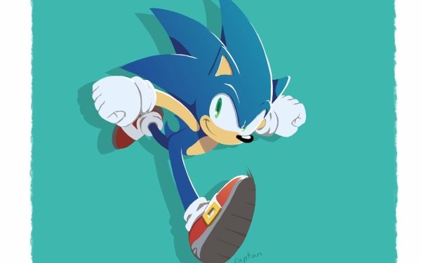 Video Game Sonic the Hedgehog Sonic Green Eyes Sneakers Smile HD Wallpaper | Background Image