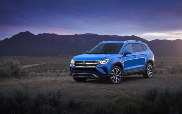 SUV car Volkswagen vehicle Volkswagen Taos HD Desktop Wallpaper | Background Image