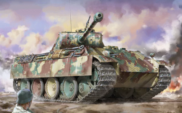 tank Panzerkampfwagen V Panther military Panther Tank HD Desktop Wallpaper | Background Image