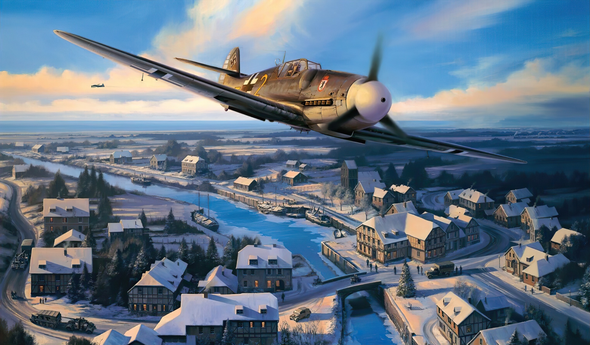 Military Messerschmitt Bf 109 HD Wallpaper | Background Image