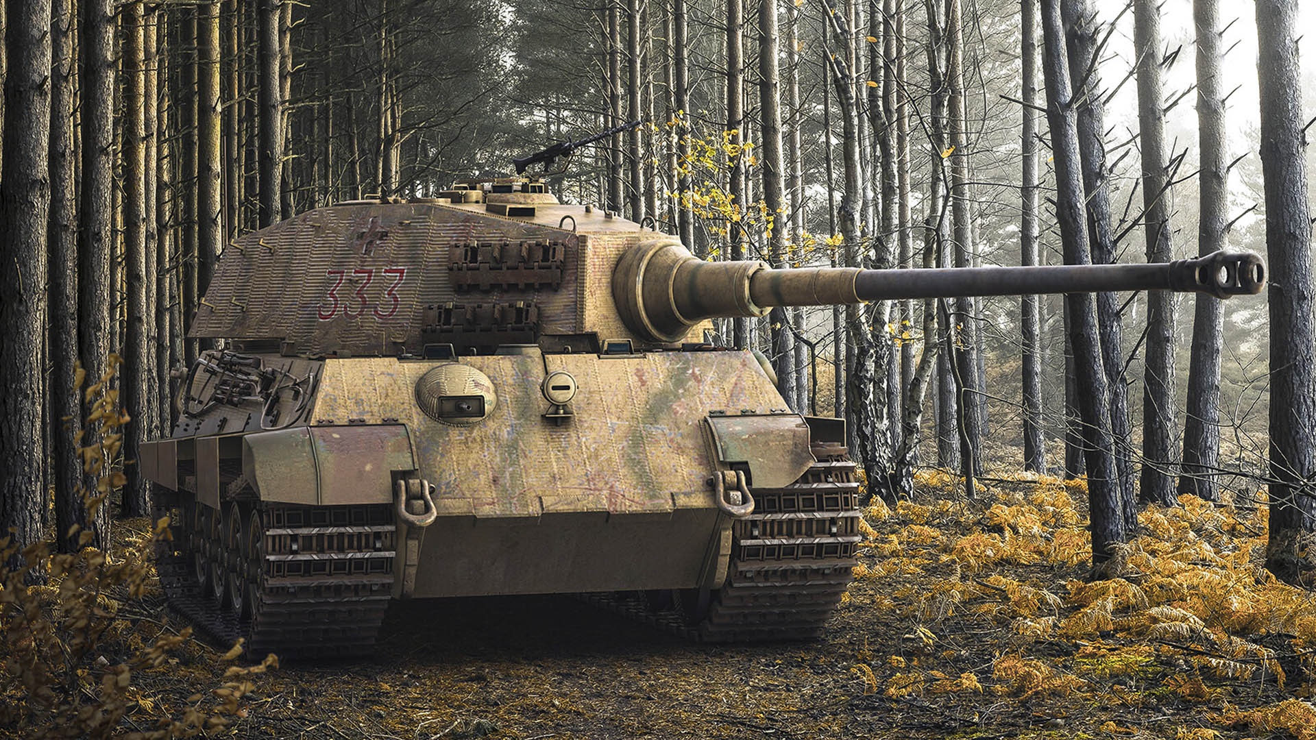 Military Tiger II HD Wallpaper | Background Image