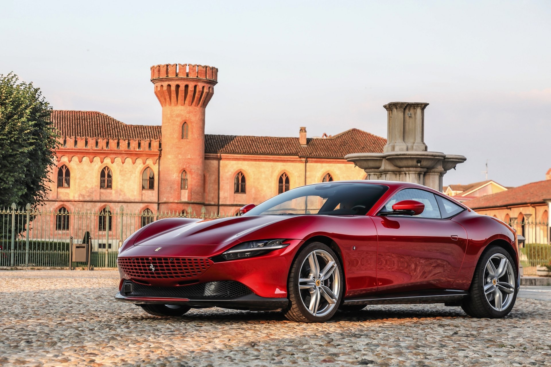 Download Supercar Car Ferrari Vehicle Ferrari Roma 4k Ultra HD Wallpaper