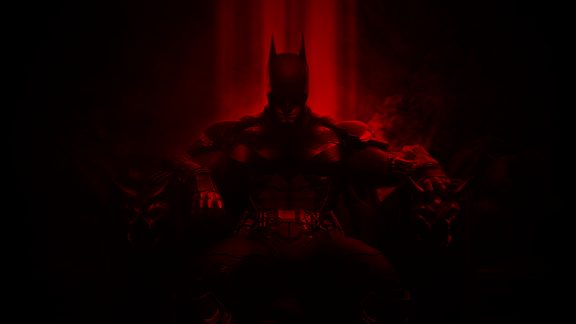 Batman - Red by LordzSpectron