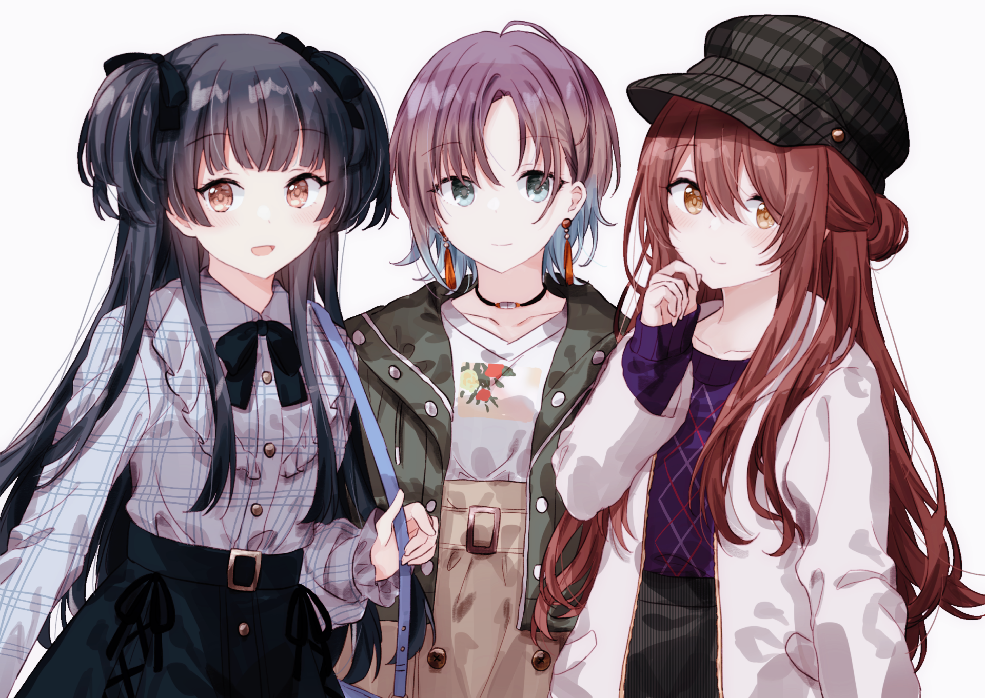 Download Fuyuko Mayuzumi Toru Asakura Tenka Osaki Anime The IDOLM@STER: Shiny Colors HD Wallpaper by migolu