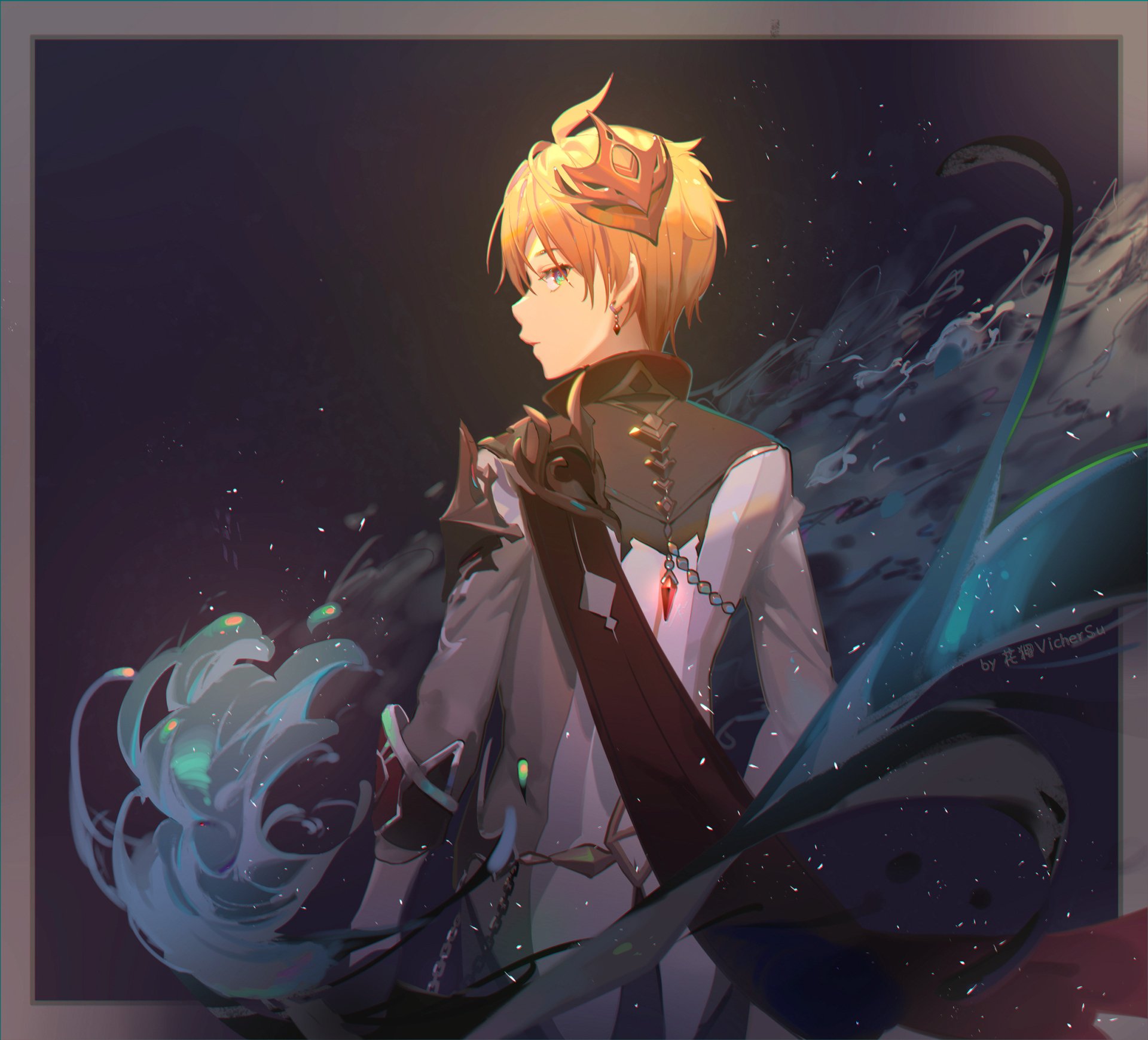 Download Tartaglia Childe (Genshin Impact) Video Game Genshin Impact HD Wallpaper by 花狸VicherSu