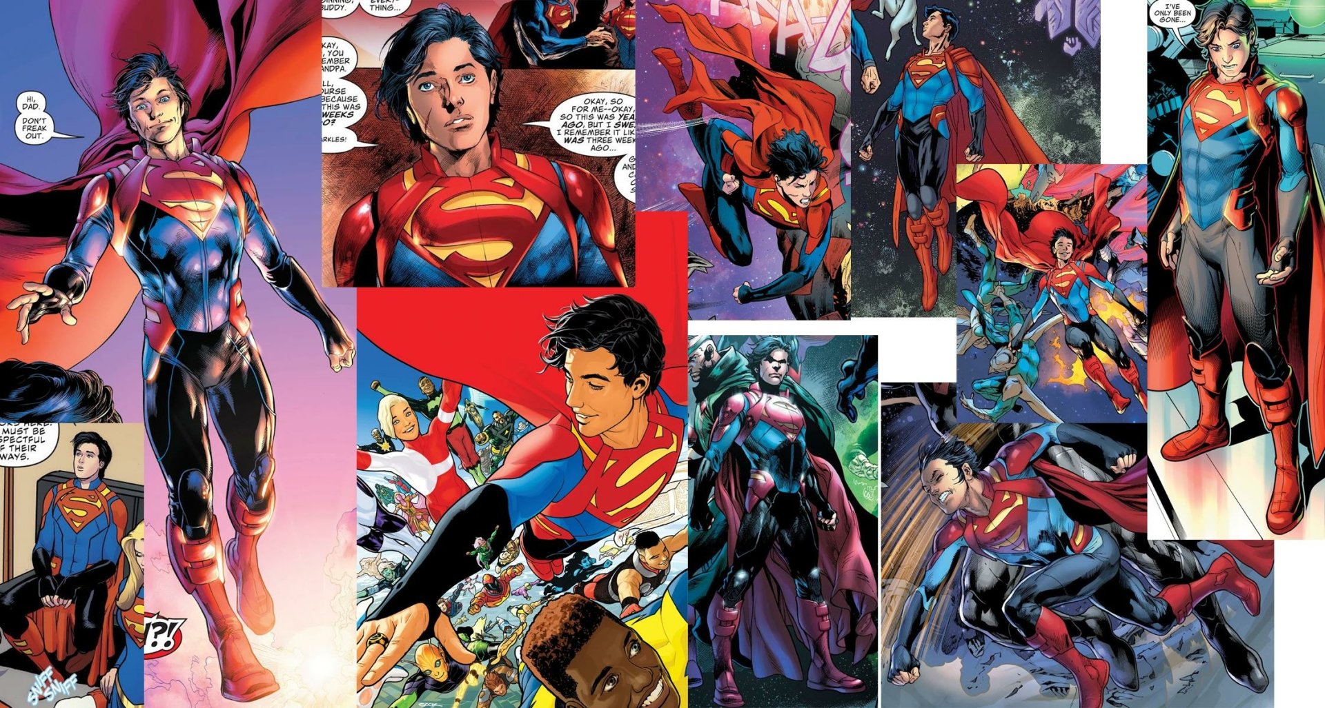 Download Lightning Lad Legion Of Super-Heroes Saturn Girl Jon Kent DC Comics Comic Superboy HD Wallpaper