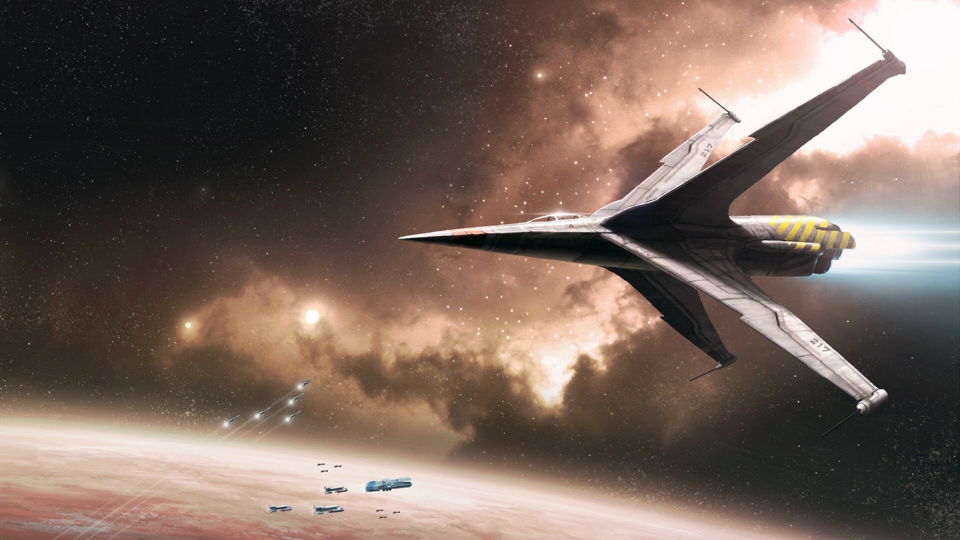 Download Sci Fi Spaceship HD Wallpaper by Kimjaewoo Firebrush