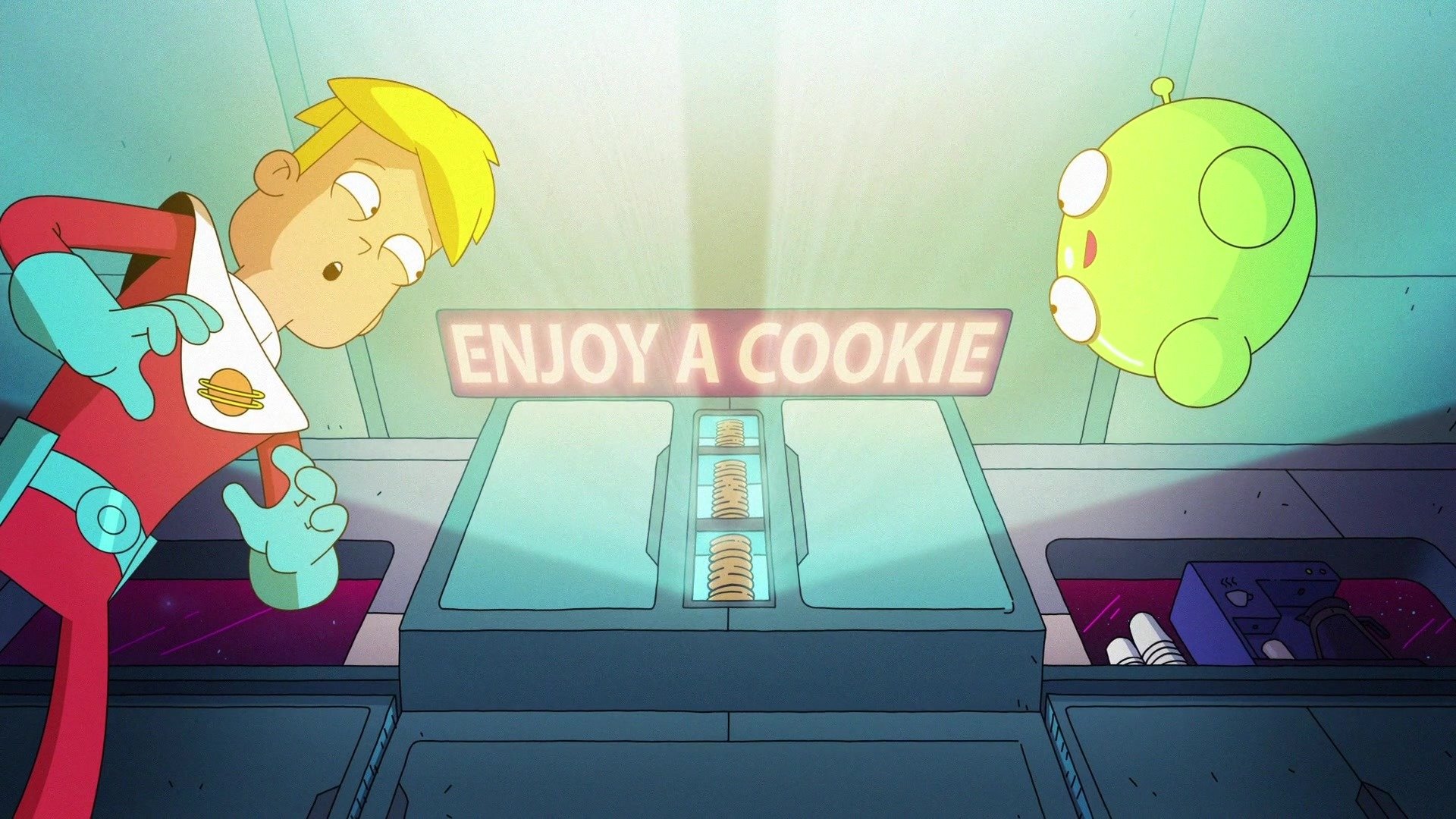 Download Blonde Cookie Mooncake (Final Space) Gary Goodspeed TV Show Final Space HD Wallpaper