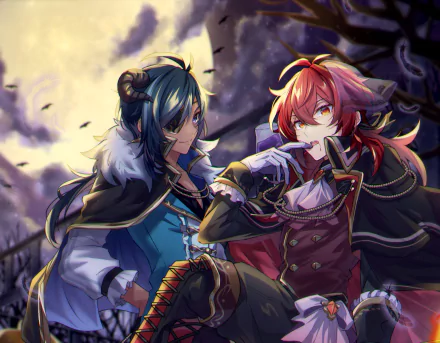 Diluc (Genshin Impact) Kaeya (Genshin Impact) video game Genshin Impact HD Desktop Wallpaper | Background Image