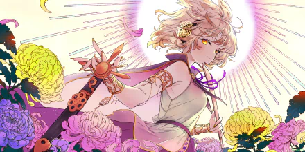 Toyosatomimi no Miko Anime Touhou HD Desktop Wallpaper | Background Image