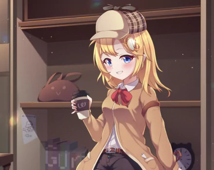 Watson Amelia hololive Anime Virtual Youtuber HD Desktop Wallpaper | Background Image