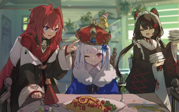 Lize Helesta Inui Toko Nijisanji Ange Katrina Anime Virtual Youtuber HD Desktop Wallpaper | Background Image