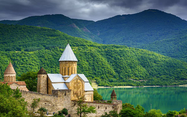  Ananuri, Aragvi River, Ananuri fortress