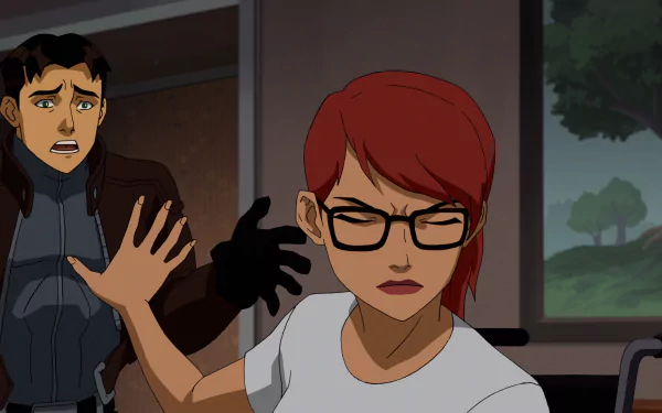 glasses red hair Red Hood Barbara Gordon Jason Todd movie Batman: Death In The Family HD Desktop Wallpaper | Background Image