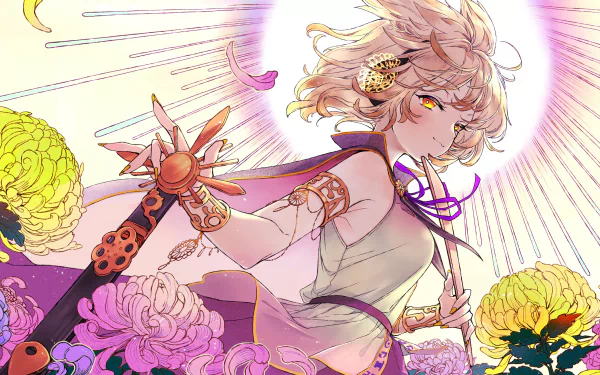 Toyosatomimi no Miko Anime Touhou HD Desktop Wallpaper | Background Image