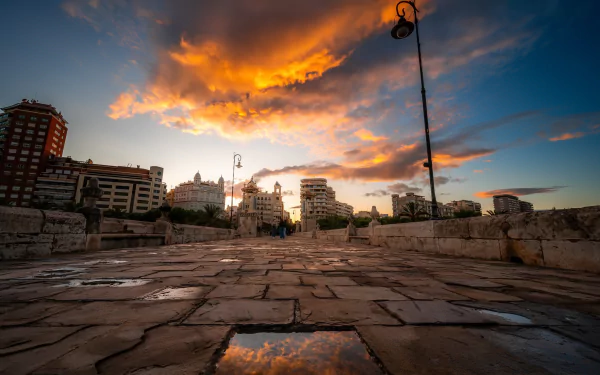 Spain building sunset man made Valencia HD Desktop Wallpaper | Background Image