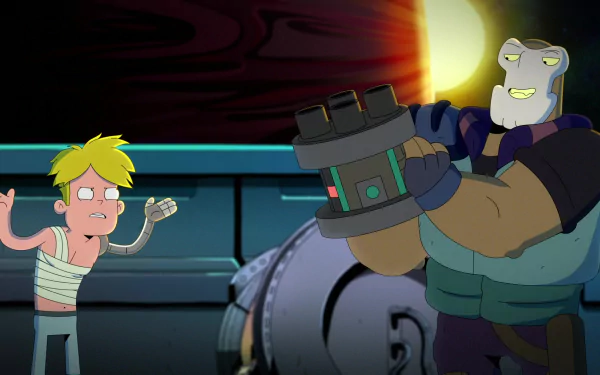 blonde Fox (Final Space) Gary Goodspeed TV Show Final Space HD Desktop Wallpaper | Background Image